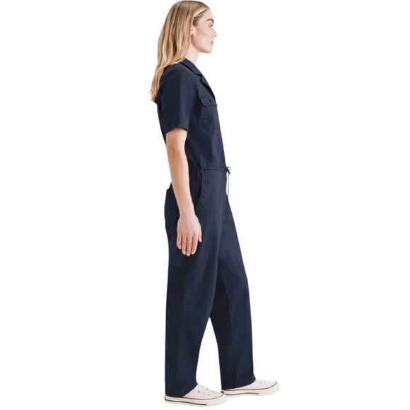 Dockers Women's Utility Jumpsuit, NWT, Navy M - Picture 10 of 10